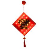 Maxbell LED Chinese New Year Decoration Lights LED Lantern for Indoor Holiday Office Fu Character