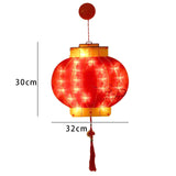 Maxbell LED Chinese New Year Decoration Lights LED Lantern for Indoor Holiday Office Lantern