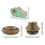 Maxbell Organ Cat Scratching Board with Playing Ball Durable for Kitty Grinding Claw