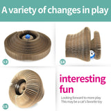 Maxbell Organ Cat Scratching Board with Playing Ball Durable for Kitty Grinding Claw