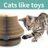 Maxbell Organ Cat Scratching Board with Playing Ball Durable for Kitty Grinding Claw
