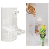 Maxbell Bird Feeder Viewing Hanging Food Container for Parrotlets Cockatiel Canaries