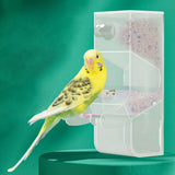 Maxbell Bird Feeder Viewing Hanging Food Container for Parrotlets Cockatiel Canaries