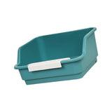 Maxbell Open Top Pet Litter Box Kitten Toilet Smooth Durable Pet Cat Toilet Sand Box green