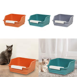 Maxbell Cat Litter Box Portable Anti Splashing Bedpan Cat Toilet Cat Toilet Sand Box orange