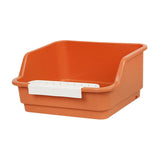 Maxbell Cat Litter Box Portable Anti Splashing Bedpan Cat Toilet Cat Toilet Sand Box orange