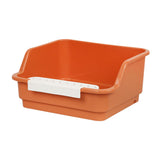 Maxbell Cat Litter Box Portable Anti Splashing Bedpan Cat Toilet Cat Toilet Sand Box orange
