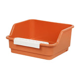 Maxbell Cat Litter Box Portable Anti Splashing Bedpan Cat Toilet Cat Toilet Sand Box orange