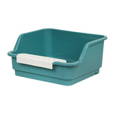 Maxbell Cat Litter Box Portable Anti Splashing Bedpan Cat Toilet Cat Toilet Sand Box green