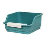 Maxbell Cat Litter Box Portable Anti Splashing Bedpan Cat Toilet Cat Toilet Sand Box green