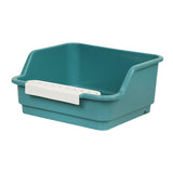 Maxbell Cat Litter Box Portable Anti Splashing Bedpan Cat Toilet Cat Toilet Sand Box green