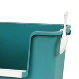 Maxbell Open Litter Box Pet Supplies Portable Bedpan Smooth High Sided Lowered Front green