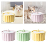 Maxbell Pets Drinking Fountain No Leaking Water Dispenser for Multiple Pets Dogs Kitten Pink