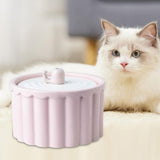 Maxbell Pets Drinking Fountain No Leaking Water Dispenser for Multiple Pets Dogs Kitten Pink