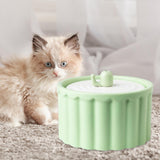 Maxbell Pets Drinking Fountain No Leaking Water Dispenser for Multiple Pets Dogs Kitten Green