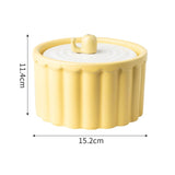 Maxbell Pets Drinking Fountain No Leaking Water Dispenser for Multiple Pets Dogs Kitten Yellow