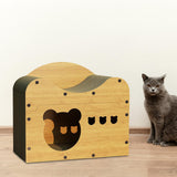 Maxbell Cat Scratcher House Durable Cat Scratching Board for Small Medium Cat Kitten