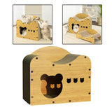 Maxbell Cat Scratcher House Durable Cat Scratching Board for Small Medium Cat Kitten