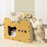 Maxbell Cat Scratcher House Durable Cat Scratching Board for Small Medium Cat Kitten