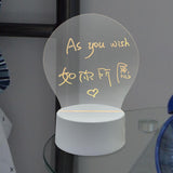 Maxbell DIY Message Board Light Nightlight Living Room Adults Wedding Desk Note Lamp