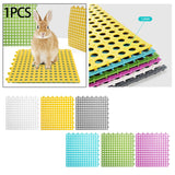 Maxbell Rabbit Feet Pad Leak Water Design Durable Cages Liners Small Animal Cage Mat white