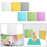Maxbell Rabbit Feet Pad Leak Water Design Durable Cages Liners Small Animal Cage Mat white