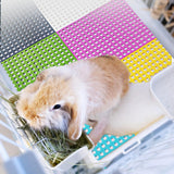 Maxbell Rabbit Feet Pad Leak Water Design Durable Cages Liners Small Animal Cage Mat white