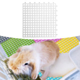 Maxbell Rabbit Feet Pad Leak Water Design Durable Cages Liners Small Animal Cage Mat white