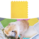 Maxbell Rabbit Feet Pad Leak Water Design Durable Cages Liners Small Animal Cage Mat yellow