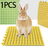 Maxbell Rabbit Feet Pad Leak Water Design Durable Cages Liners Small Animal Cage Mat yellow