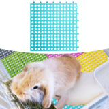 Maxbell Rabbit Feet Pad Leak Water Design Durable Cages Liners Small Animal Cage Mat blue