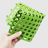 Maxbell Rabbit Feet Pad Leak Water Design Durable Cages Liners Small Animal Cage Mat green