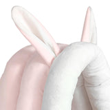 Maxbell Rabbit Bed House Cozy Nest Guinea Pig Cave Beds for Bunny Hamster Chinchilla pink