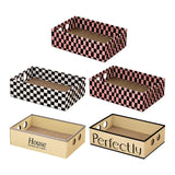 Maxbell Cardboard Cat Scratcher Box Scratching Board for Small Medium Cat Kitten Black and White