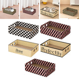 Maxbell Cardboard Cat Scratcher Box Scratching Board for Small Medium Cat Kitten Black and White