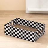 Maxbell Cardboard Cat Scratcher Box Scratching Board for Small Medium Cat Kitten Black and White