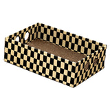 Maxbell Cardboard Cat Scratcher Box Scratching Board for Small Medium Cat Kitten Yellow