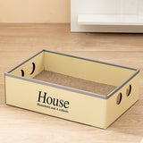 Maxbell Cardboard Cat Scratcher Box Scratching Board for Small Medium Cat Kitten House