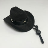 Maxbell Dog Cowboy Hat Festival Pet Dog Cat Hat Pet Dog Cowboy Hat Adjusatable Black