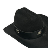 Maxbell Dog Cowboy Hat Festival Pet Dog Cat Hat Pet Dog Cowboy Hat Adjusatable Black