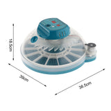 Maxbell Chicken Egg Incubator Durable with Automatic Egg Turner for Duck Goose Birds 15 eggs