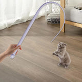 Maxbell Teaser Toy Portable Exercise Toy Exercise Play Interactive Cat Toy for Kitty style A