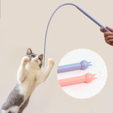 Maxbell Teaser Toy Portable Exercise Toy Exercise Play Interactive Cat Toy for Kitty style A