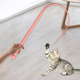 Maxbell Teaser Toy Portable Exercise Toy Exercise Play Interactive Cat Toy for Kitty style B