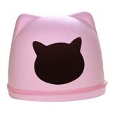 Maxbell Pet Cat Cushion Bed Removable Portable Cave Bed Cat Beds for Indoor Cats Pink