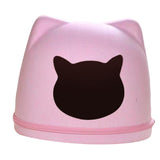 Maxbell Pet Cat Cushion Bed Removable Portable Cave Bed Cat Beds for Indoor Cats Pink