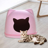 Maxbell Pet Cat Cushion Bed Removable Portable Cave Bed Cat Beds for Indoor Cats Pink