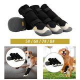 Maxbell 4x Waterproof Dog Shoes Breathable Dog Boots for Hot Pavement Walking 5.5cm