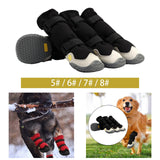 Maxbell 4x Waterproof Dog Shoes Breathable Dog Boots for Hot Pavement Walking 5.5cm