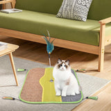 Maxbell Cat Scratcher Sofa Protector Sofa for Cats Kitten Kitty Mat Cat Sleeping Mat Mat Feather Toy